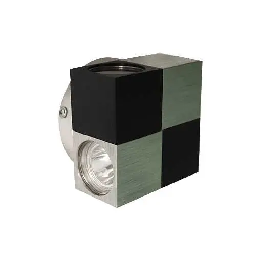 [APL-4W-CUAD-AZUL] APLIQUE DE 4W CUADRADO COLOR AZUL